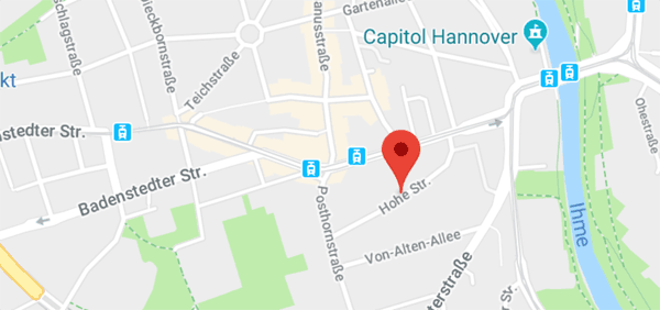 Reupke Immobilien Adresse in hannover map
